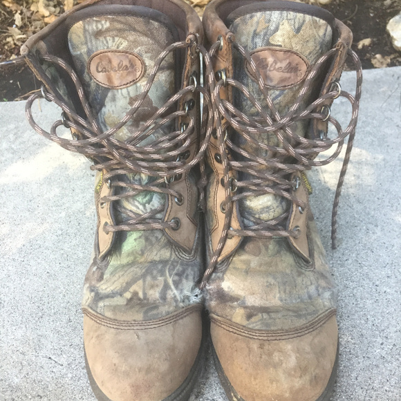 Cabellas Camo Boots Thinsulate - Picture 1 of 7